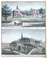 St. Michaels Church and Parsonage, St. Josephs Church and Parsonage, Clarion County 1877